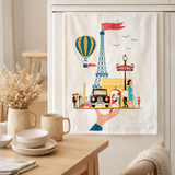 Torchon Paris Plateau Blanc 48 x 72 en situation