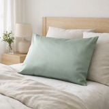 Taie d'oreiller Ashley Vert de gris 50 x 75 en situation
