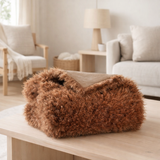 Plaid Betani Acajou 130 x 160 en situation