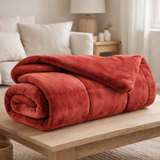 Plaid BeTender Géranium 130 x 180 en situation