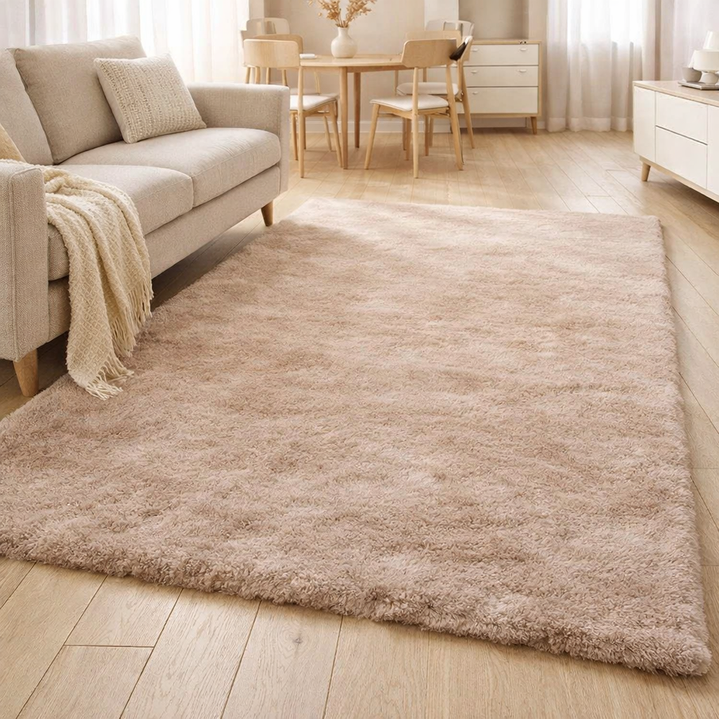 Tapis Billy Naturel 200 x 290 x 5 cm en situation