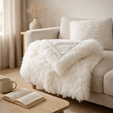 Plaid Betani Neige 130 x 160 en situation