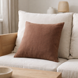 Coussin uni Zeff Bronze 30 x 50 en situation