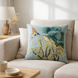 Coussin brodé Lola Multico 45 x 45 en situation