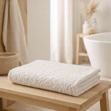 Drap de douche Gilda Neige 70 x 130 en situation