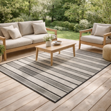 Tapis Paomia 2 outdoor Perle 120 x 170 en situation