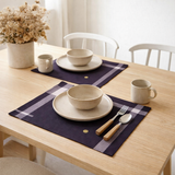 Lot de 2 sets de table La nonna Caviar 40 x 50 x 1 en situation