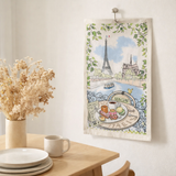 Torchon Cafe Gourmand Ecru 48 X 72 en situation