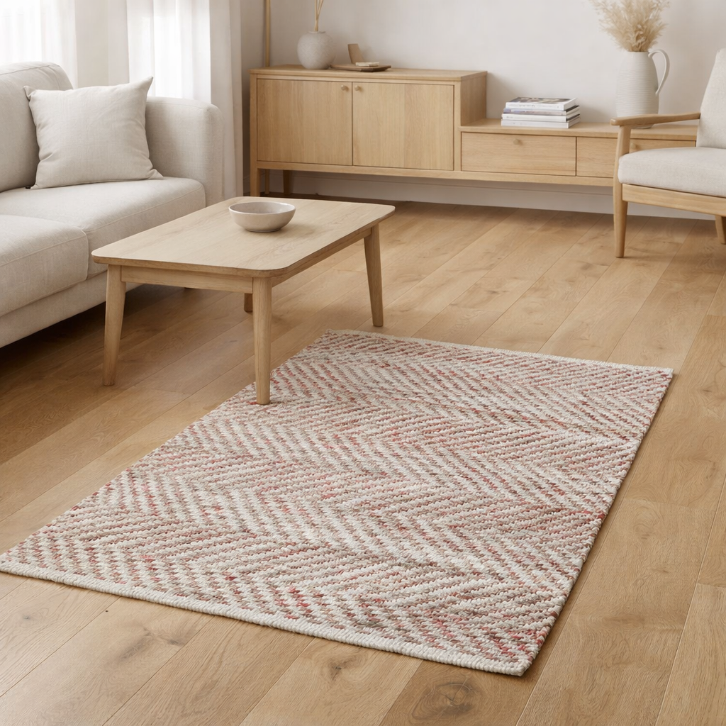 Tapis Atlas Rouge 55 x 85 en situation