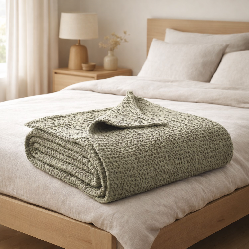 Jeté stonewashed Tana Pinede 240 x 260 en situation