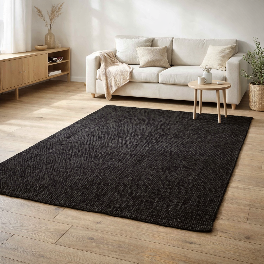 Tapis Elios Carbone 190 x 290 en situation