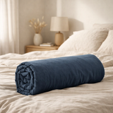 Drap housse Calita Marine 160x200 bonnet 30 cm en situation