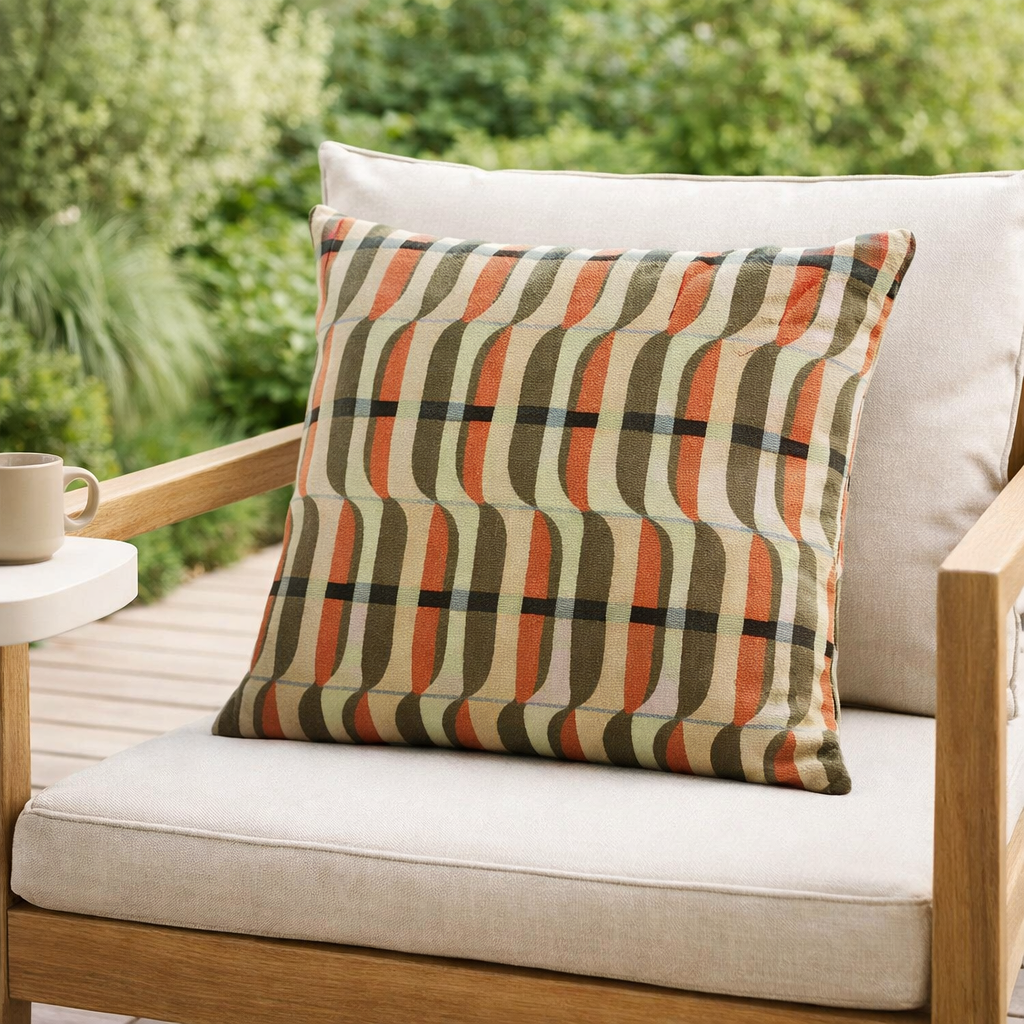Coussin Kali outdoor Dragée 45 x 45 en situation