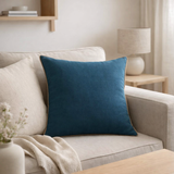 Coussin Zeff Céleste Indigo 45 x 45 en situation