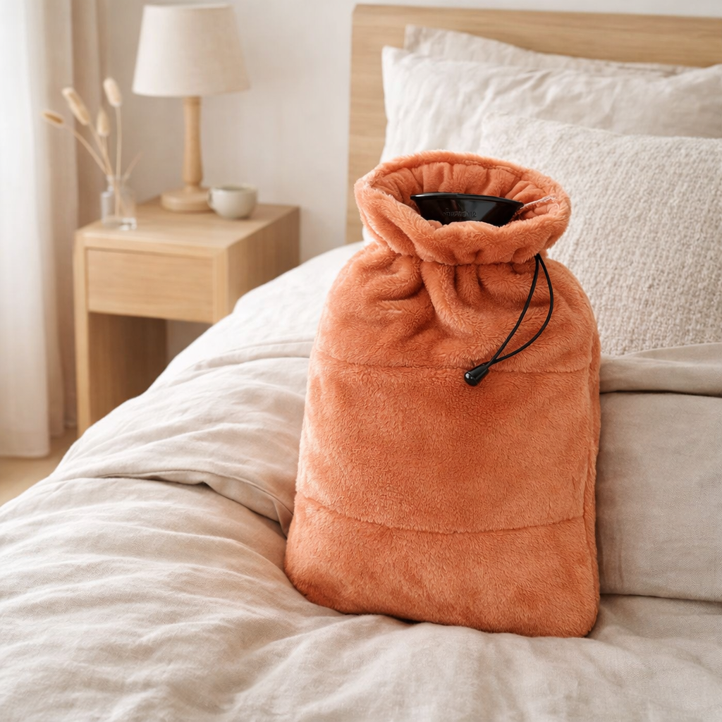 Bouillotte Tender Papaye 23 x 33 en situation