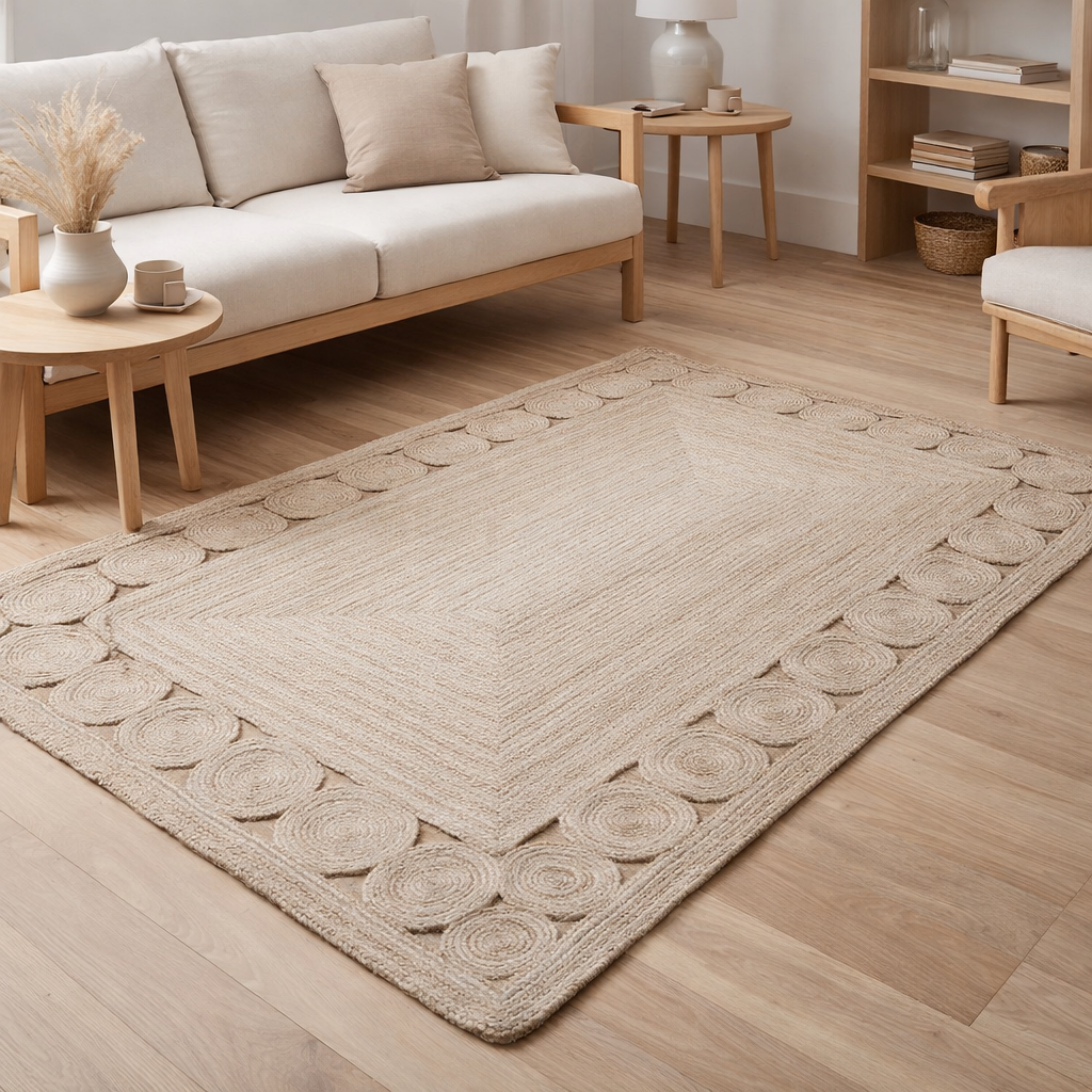 Tapis Bégonia Naturel 160 x 230 en situation