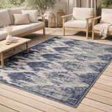Tapis Tessa extérieur Marine 200 x 290 en situation