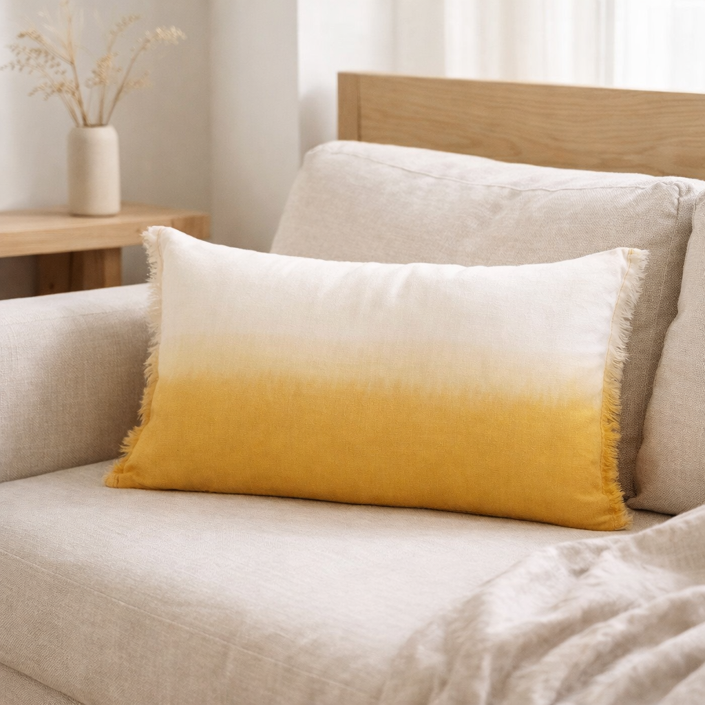 Coussin Zeff Shade Mangue 40 x 65 en situation