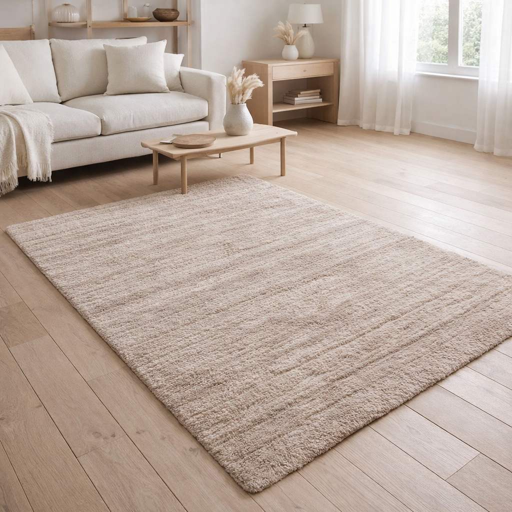Tapis Lois Naturel 200 x 290 x 1 en situation
