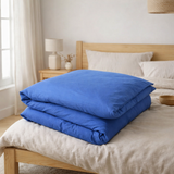 Housse de couette Céleste So blue 240 x 260 en situation