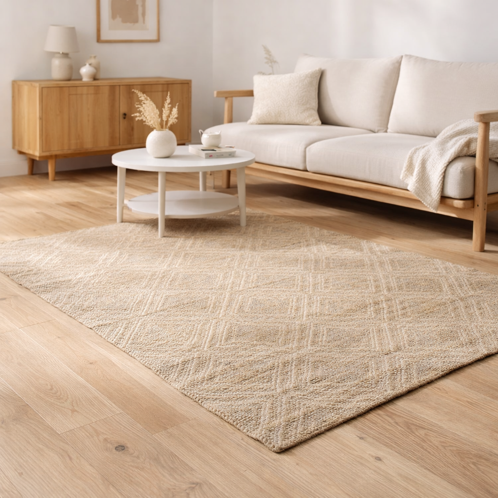 Tapis Amaya Beige/naturel 160 x 230 en situation
