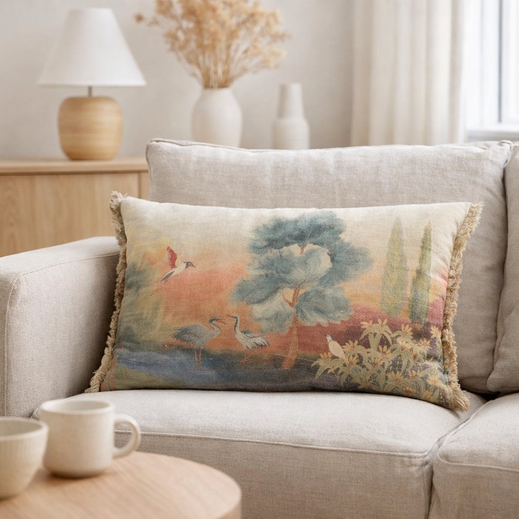 Coussin Zeff Lola Multico 40 x 65 en situation
