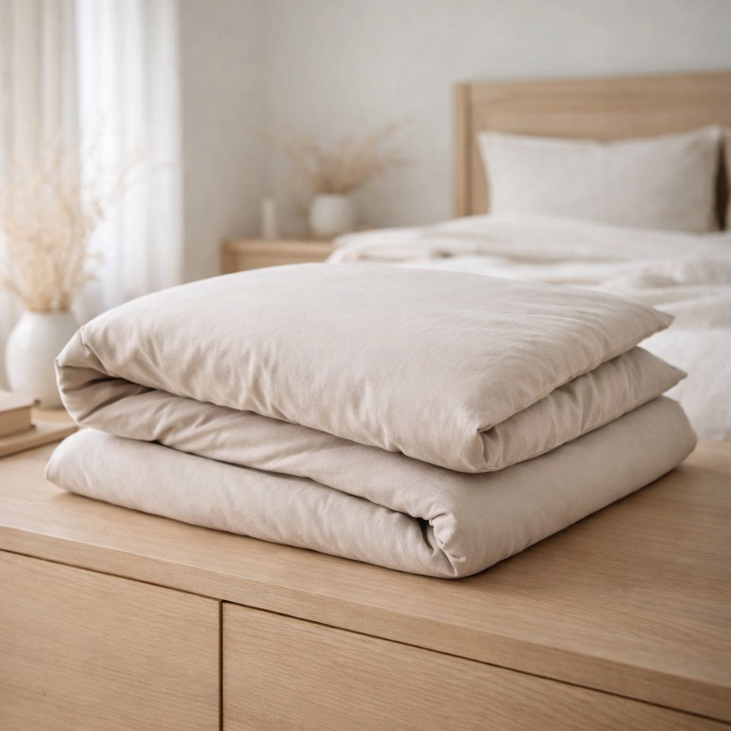 Housse de couette en situation