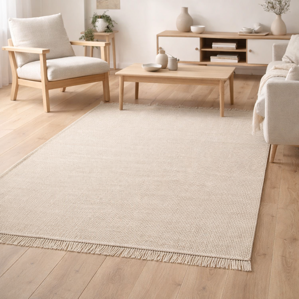 Tapis Xenia Naturel 200 x 290 x 1 en situation