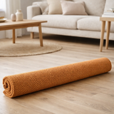 Tapis de bain uni Etia Moutarde 54 x 64 en situation