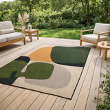 Tapis Leana outdoor Multico 200 x 290 x 1 en situation