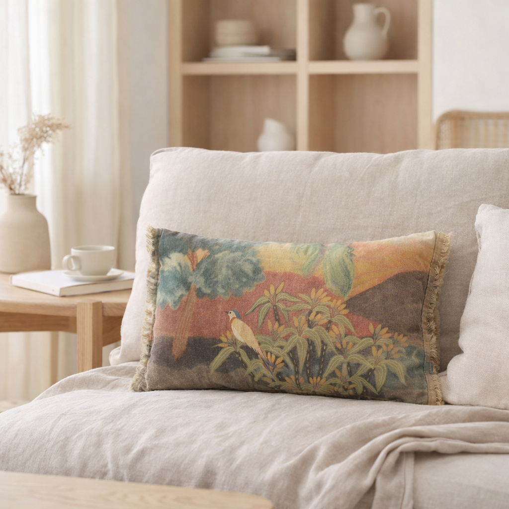 Coussin Zeff Lola Multico 30 x 50 en situation