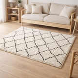Tapis Casablanca 2 Beige 120 x 170 x 3 cm en situation