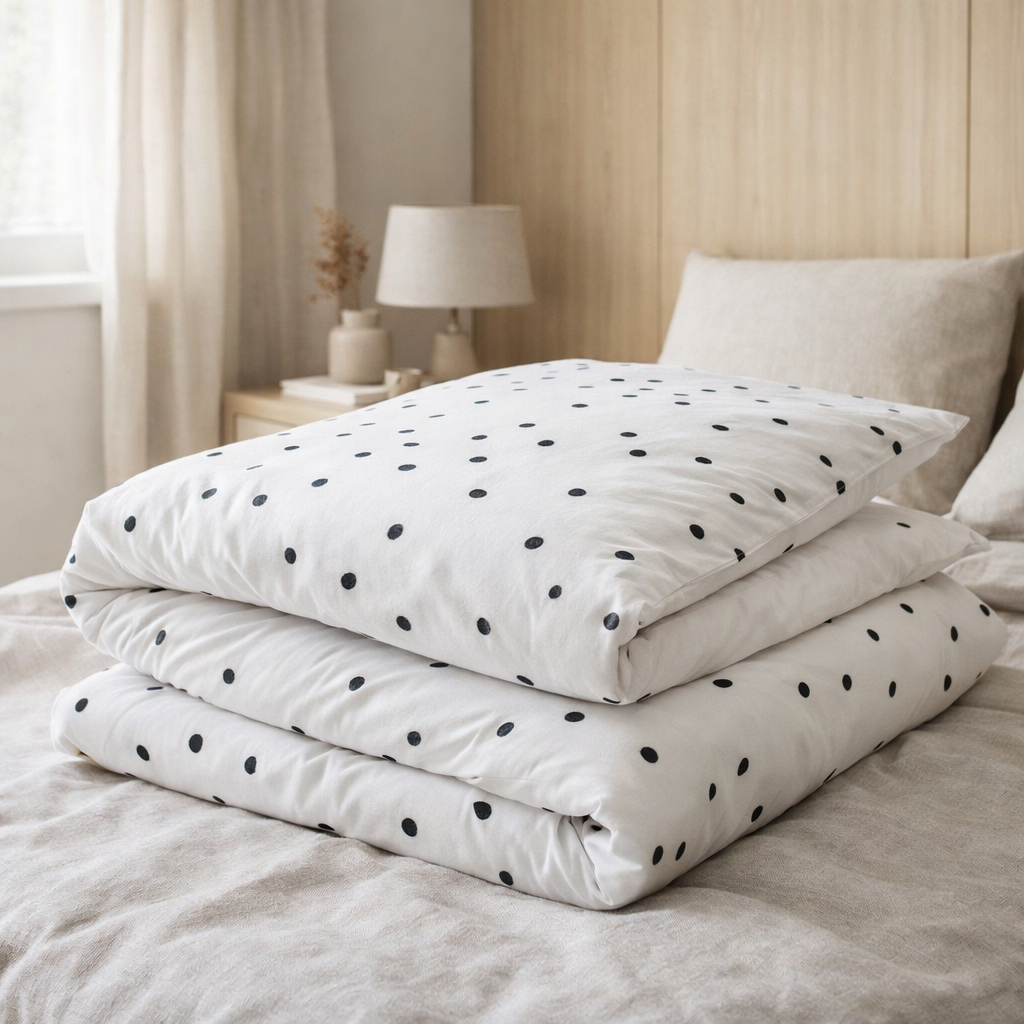 Housse de couette en situation