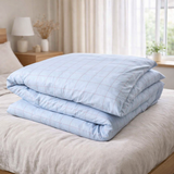 Housse de couette Chloé Ciel 220 x 240 en situation