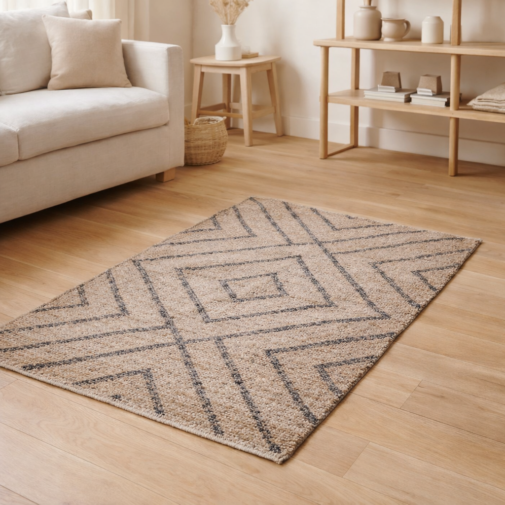 Tapis Worgan Gris 60 x 90 en situation