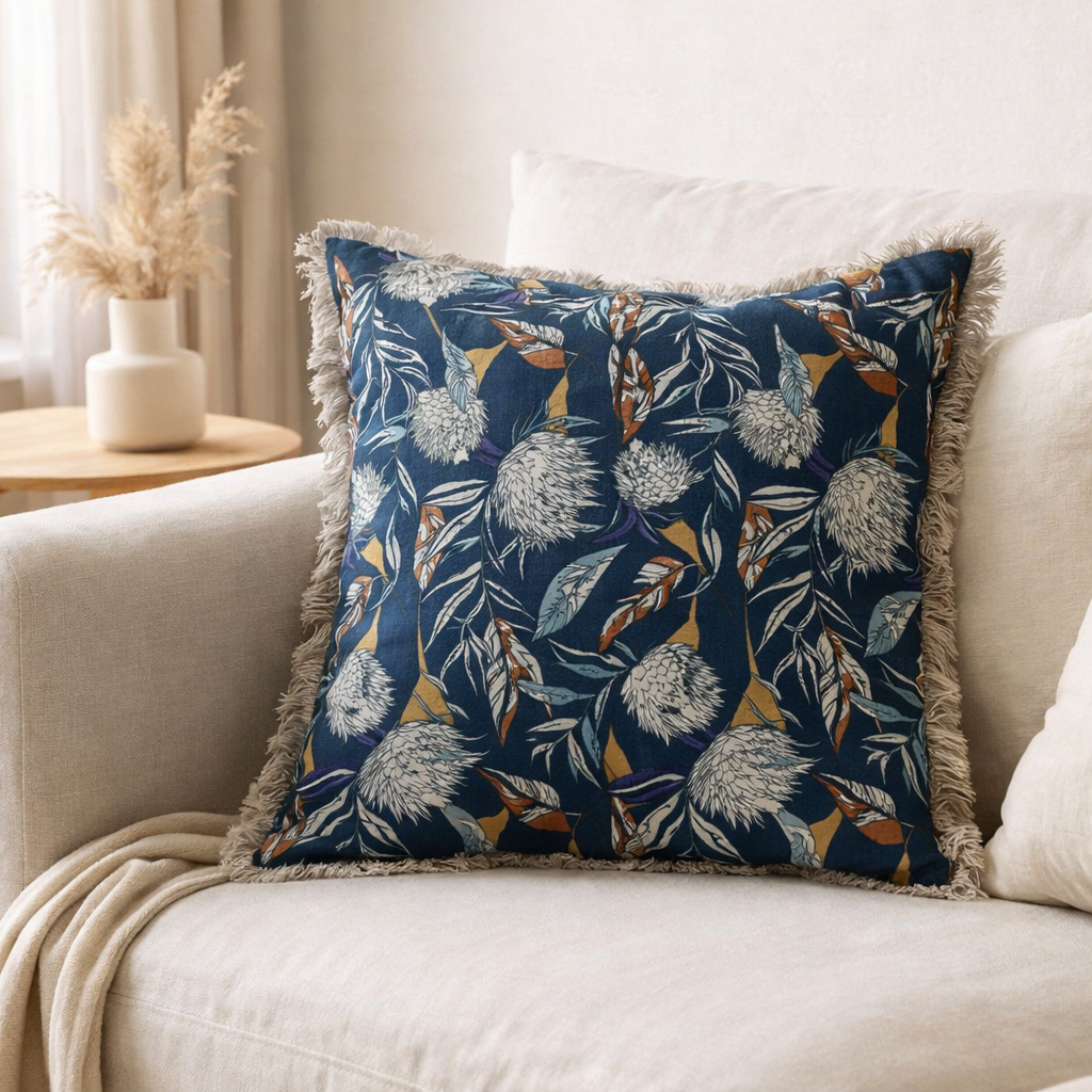 Coussin Niki Encre 45 x 45 en situation