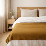 Drap plat Céleste Nuts 260 x 310 en situation