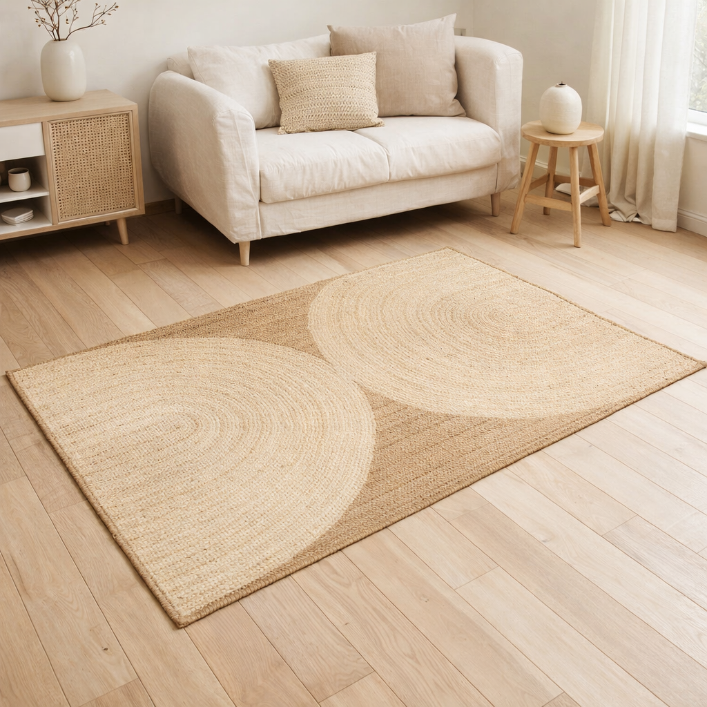 Tapis Kosta Neige 160 x 230 x 1 en situation