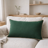 Coussin Zeff Céleste Epicea 30 x 50 en situation