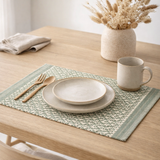 Set De Table Kadra Matcha 33 x 45 en situation