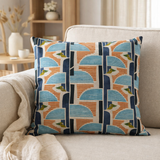 Coussin imprimé Farel Multico 45 x 45 en situation