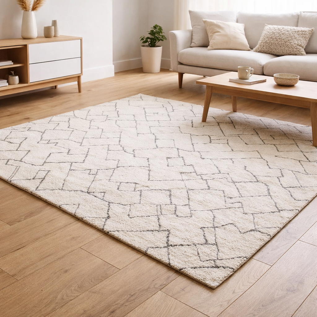 Tapis Aspen Naturel 160 x 230 en situation