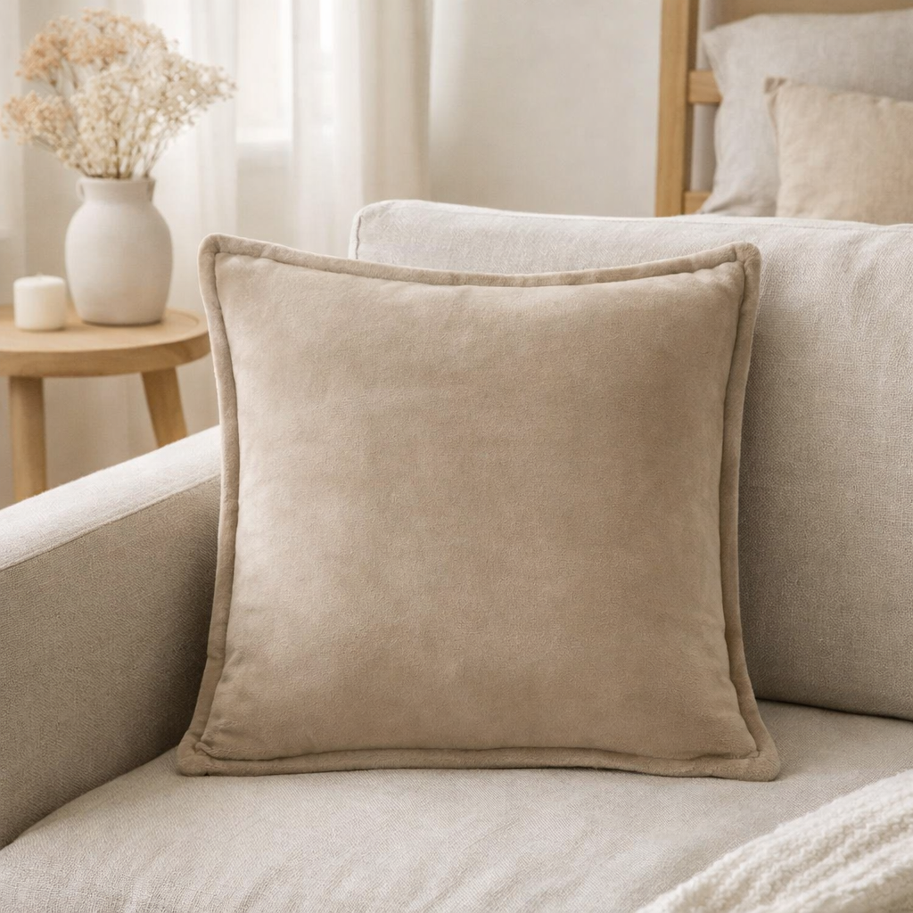 Coussin Tender Galet 50 x 50 en situation