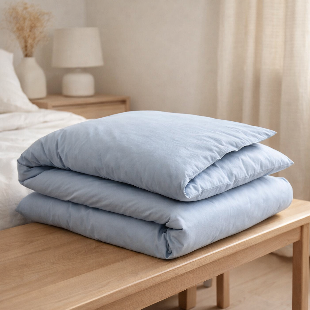Housse de couette en situation
