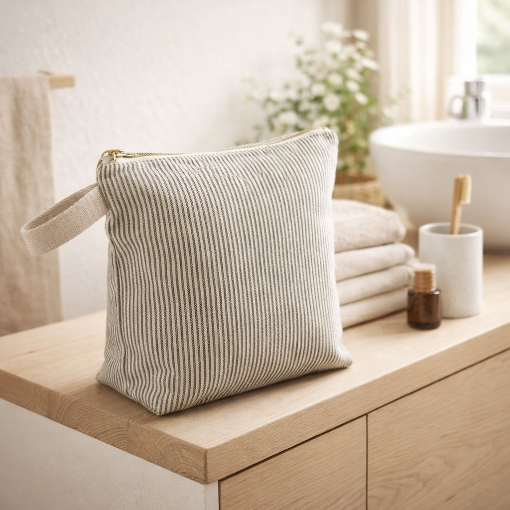 Trousse de toilette en situation