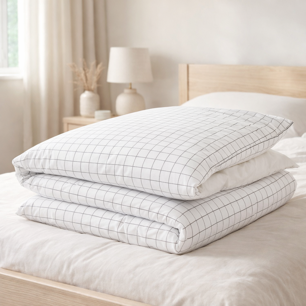 Housse de couette en situation