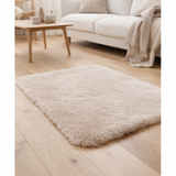 Tapis Billy Naturel 120 x 160 x 5 cm en situation