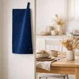 Torchon Marcel Indigo 70 x 50 en situation