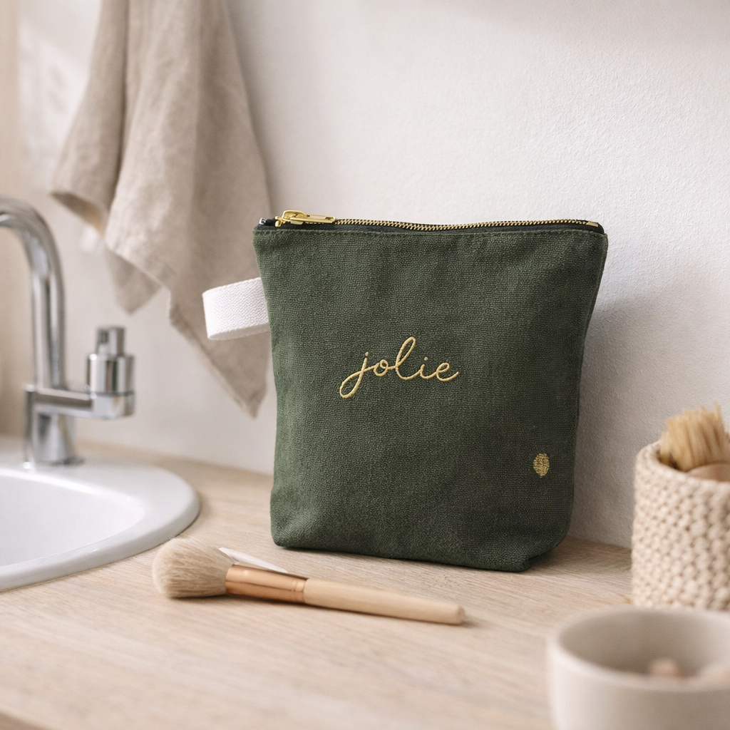 Trousse de toilette en situation