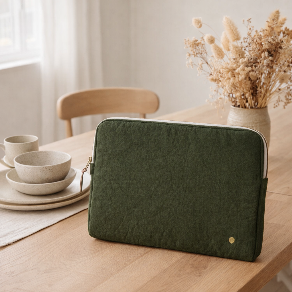 Housse pour ordinateur portable en situation